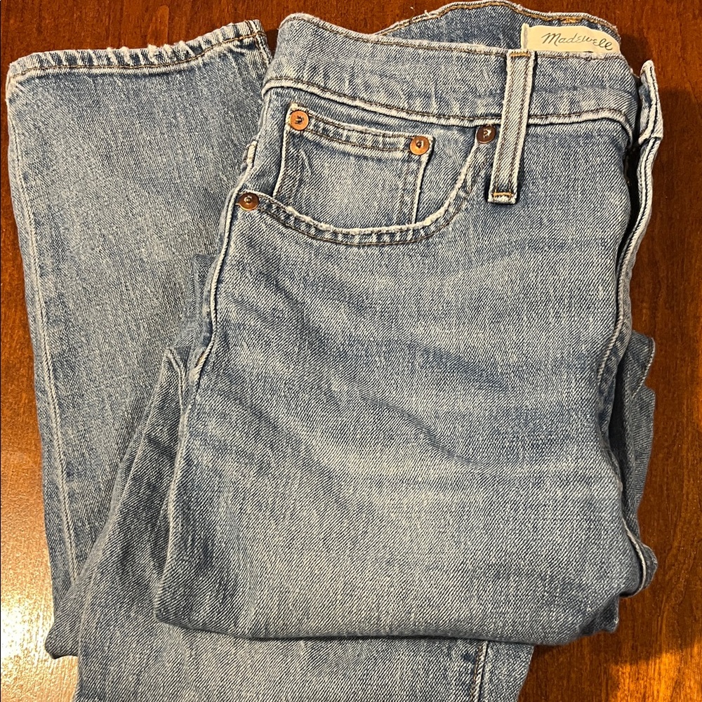 Madewell Women's Light Blue Straight Leg Jeans